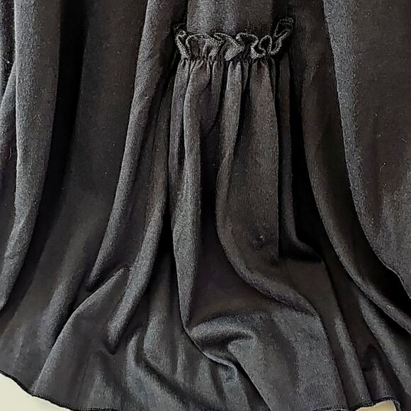 Peruvian Connection Womens Sz M Fonteyn Black Whimsigoth Fairy Grunge Midi Dress - Picture 6 of 12